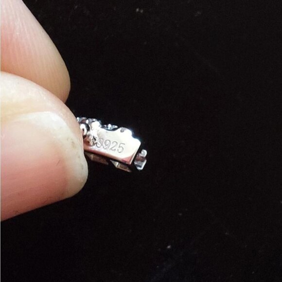 925 Sterling Silver Grade 5A Cubic Zirconia Bracelet - Picture 7 of 8